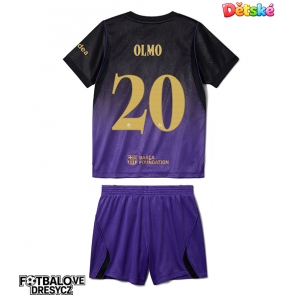 Barcelona Dani Olmo #20 Dětské Venkovní dres komplet 2026-27 Krátký Rukáv (+ trenýrky)